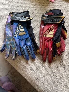 adidas Bundle Men’s Performance Adizero Football Gloves NWOT